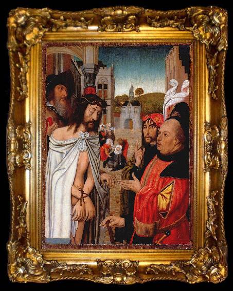 framed  Jan Mostaert Christ Shown to the People, ta009-2